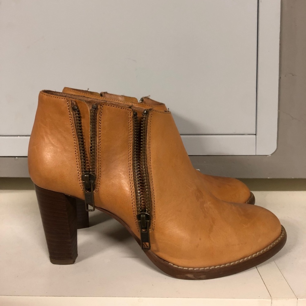 Jcrew leather booties